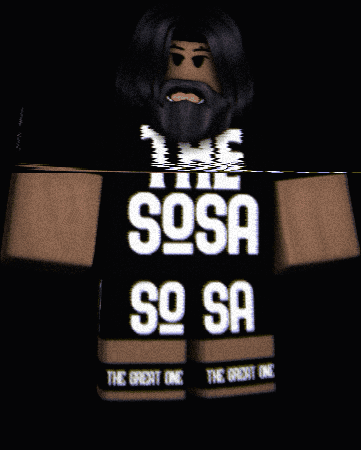 Man With Beard Wearing Shirt Saying The Sosa So Sa