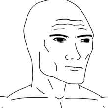 Man With Big Brain Illustration GIF