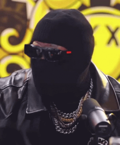 Man With Black Mask and Sunglasses