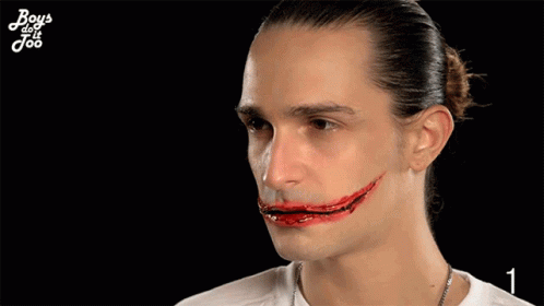 Man With Blood on Face Boys Do It Joo