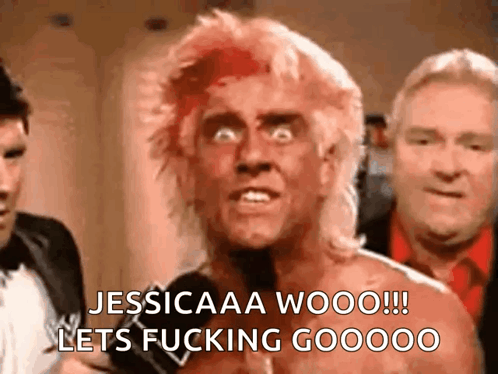 Man With Bloody Head Shouting Jessicaaa Wooo