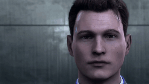 Man With Blue Circle on Forehead