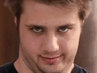 Man With Blue Eyes and Beard