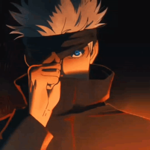 Man With Blue Eyes Covering Face GIF
