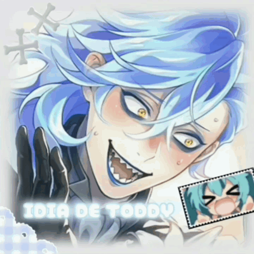 Man With Blue Hair Idia de Toddy
