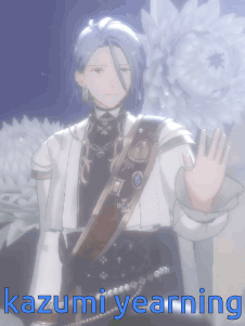 Man With Blue Hair Kazumi Yearning