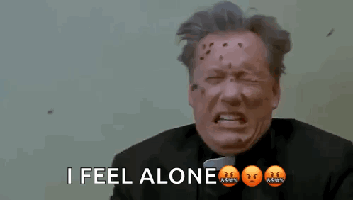 Man With Bullet Holes Crying I Feel Alone