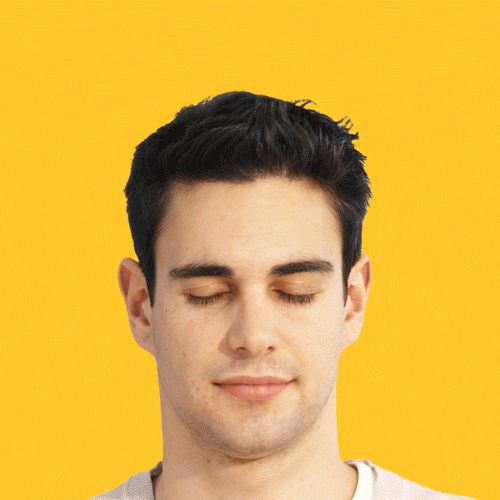 Man With Burger Brain GIF