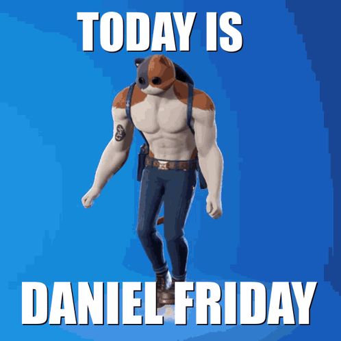 Man With Cat Head and Today Is Daniel Friday