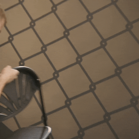 Man With Chair Sit Down GIF