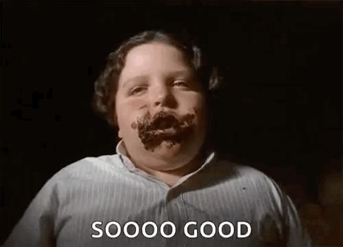 Man With Chocolate On Face Making So Good Gesture GIF