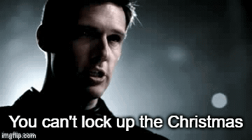 Man with Christmas Lockup Quote