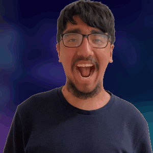 Man With Closed Eyes and Smile