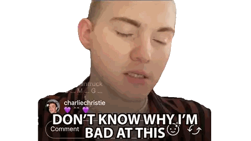 Man With Closed Eyes Saying Don t Know Why I m Bad