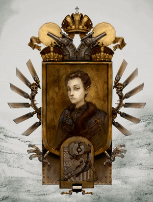 Man With Crown and Guns