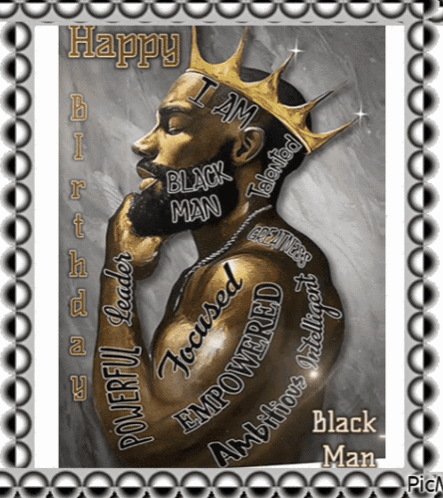 Man With Crown Happy Birthday