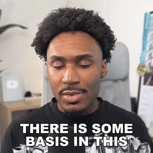 Man With Curly Hair and Beard Says There Is Some Basis in This