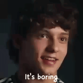 Man With Curly Hair Making Funny Face Saying It's Boring