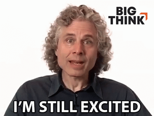 Man With Curly Hair Says I'm Still Excited