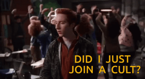 Man With Did I Just Join a Cult