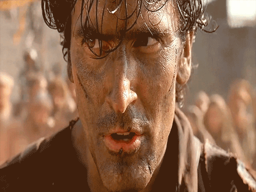 Man with Dirt on Face
