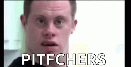 Man With Down Syndrome Making Funny Face Pitfchers GIF