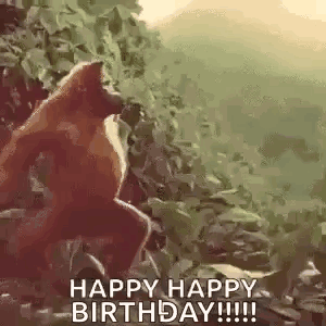 Man With Down Syndrome Making Funny Face Saying Happy Birthday