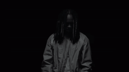 Man With Dreadlocks And Lightning GIF