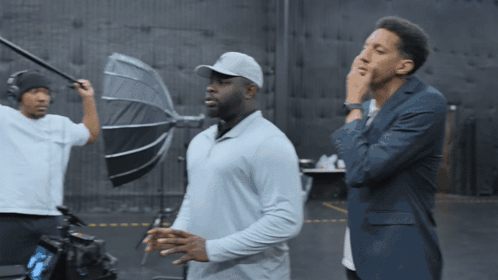 Man With Dreadlocks In Hat And Jacket Saying Big Dog You GIF