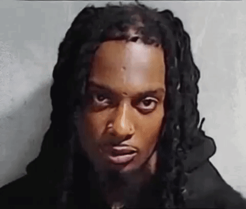 Man With Dreadlocks Making Funny Face