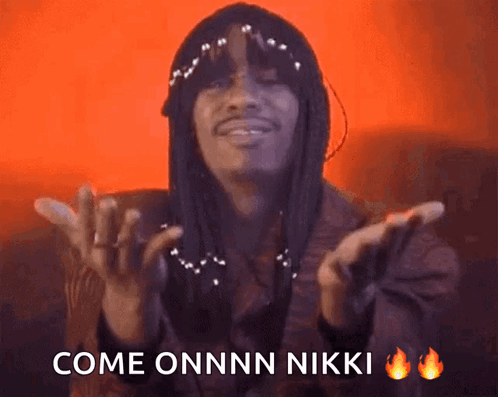 Man With Dreadlocks Saying Come Onnnn Nikki