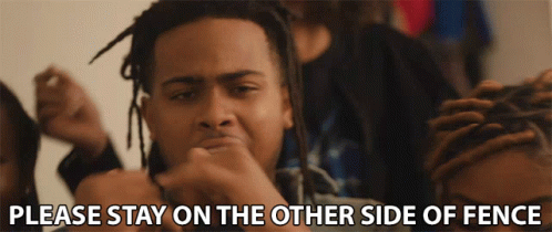 Man with Dreadlocks Saying Please Stay