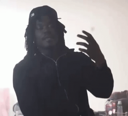 Man With Dreadlocks Saying Shhh GIF