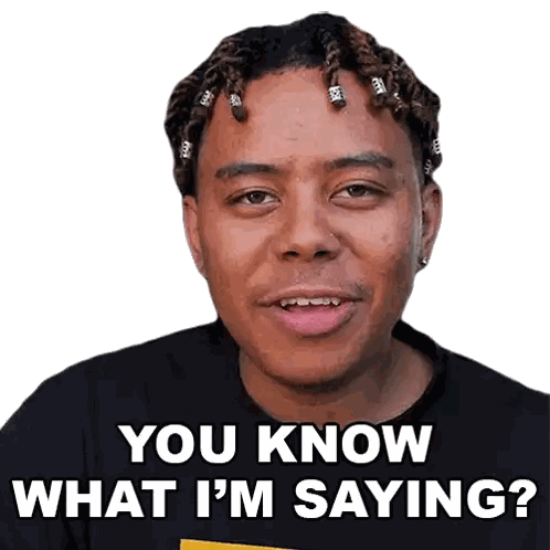 Man With Dreadlocks Saying You Know What I'm Saying