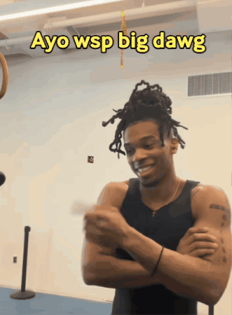 Man with Dreadlocks Smiling Ayo Wsp Big Dawg