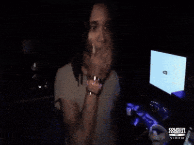 Man With Dreadlocks Smoking In Front Of Computer Saying Sonden Comms GIF