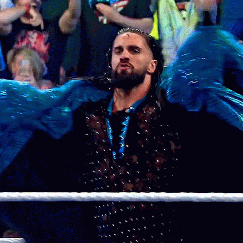 Man With Dreadlocks Standing in Wrestling Ring