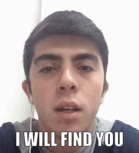 Man With Earbuds Says I Will Find You