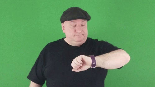 Man With Exploding Wrist Watch GIF