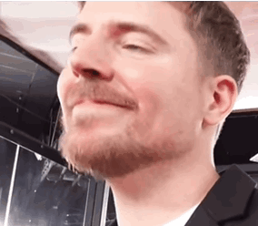Man With Eyes Closed and Beard
