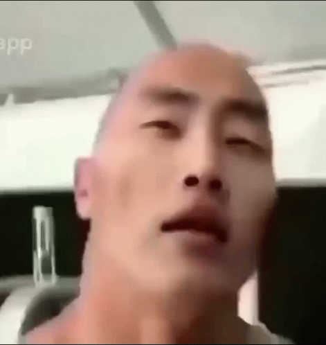 Man with Eyes Closed and Mouth Open