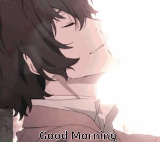 Man with Eyes Closed Saying Good Morning