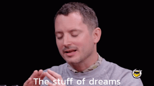 Man With Eyes Closed The Stuff Of Dreams GIF