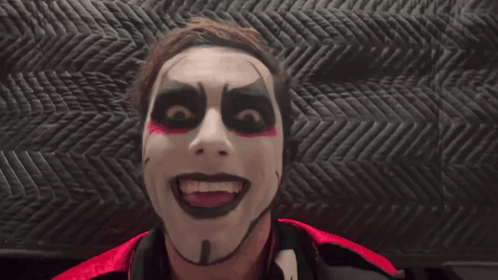 Man With Face Paint at Backlash