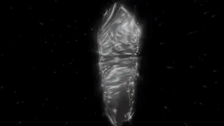 Man With Feather On Forehead Under Starry Sky GIF