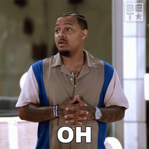 Man With Folded Hands Saying Oh