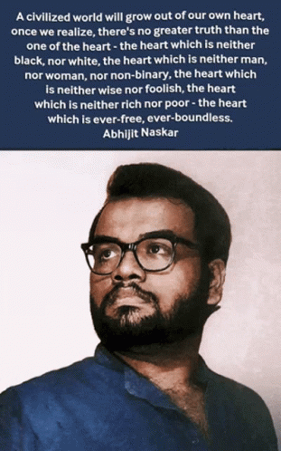 Man With Glasses Abhijit Naskar Quote
