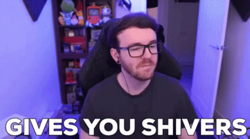Man With Glasses and Beard Gives You Shivers