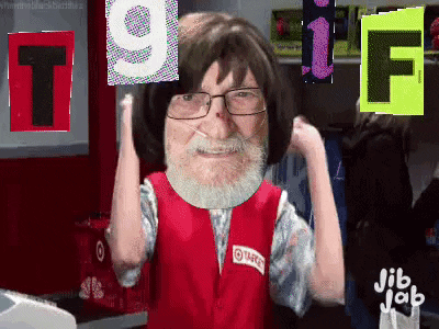 Man with Glasses and Beard in Target Uniform
