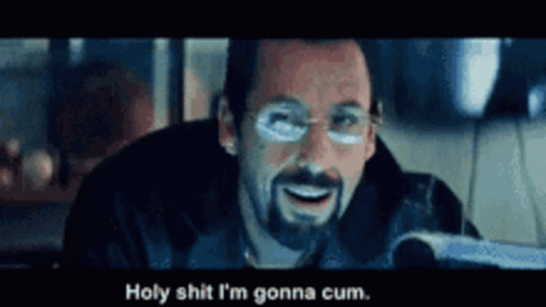 Man With Glasses and Beard Saying Holy Shit I'm Gonna Cum